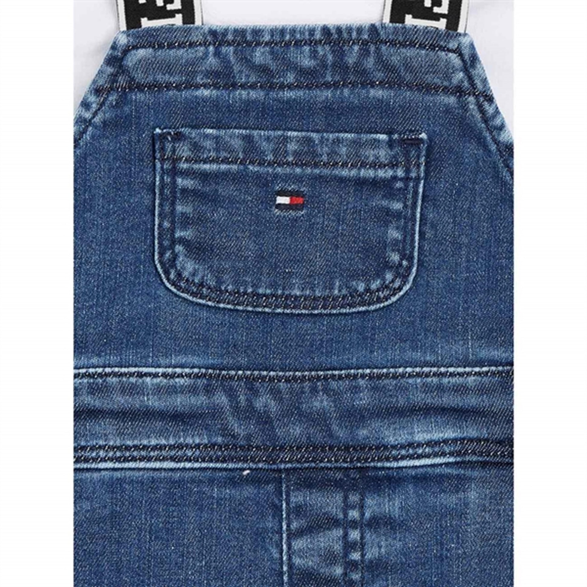 Tommy Hilfiger Baby Denim Dungaree Set Denim Medium