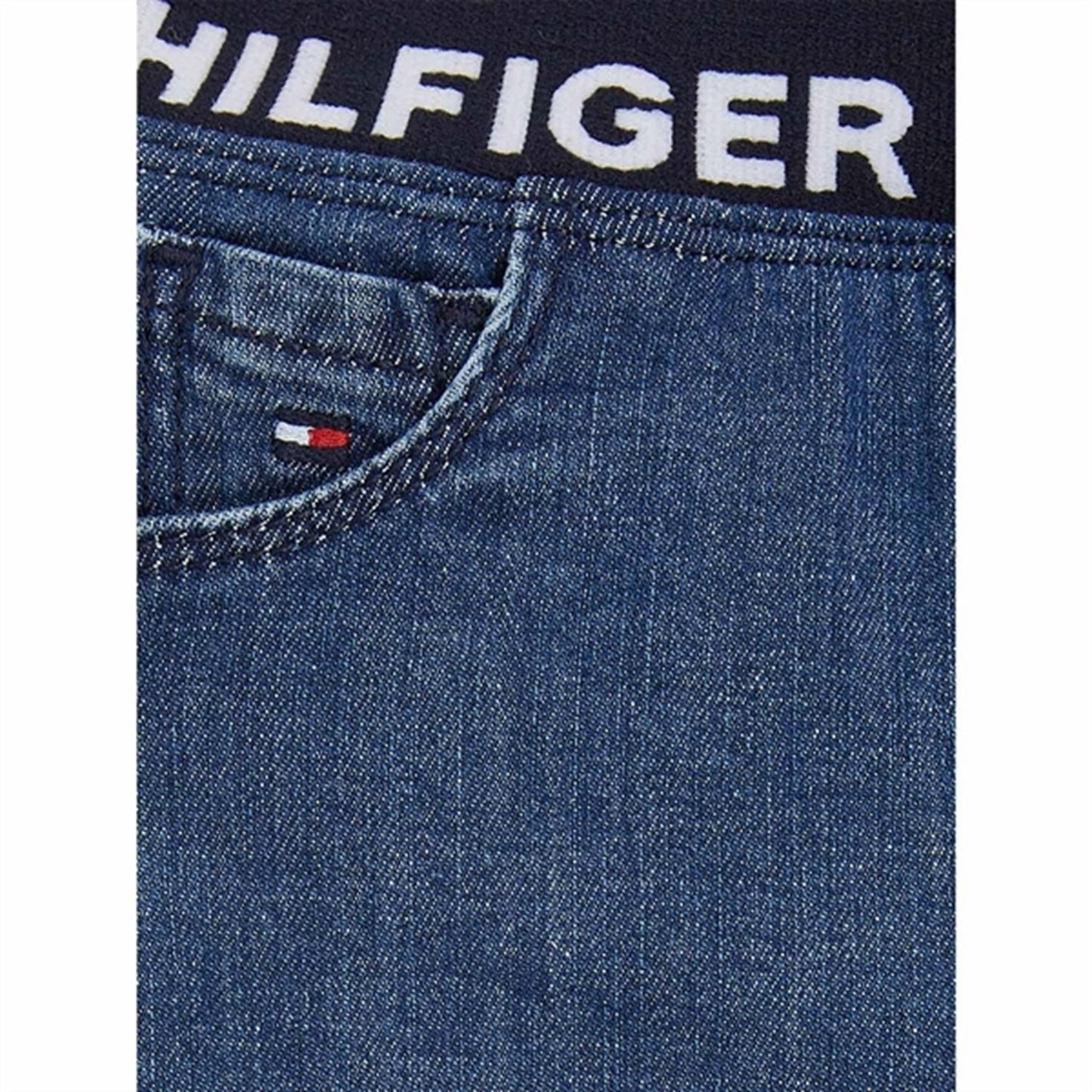 Tommy Hilfiger Baby Monotype Denim Pants Denim Medium