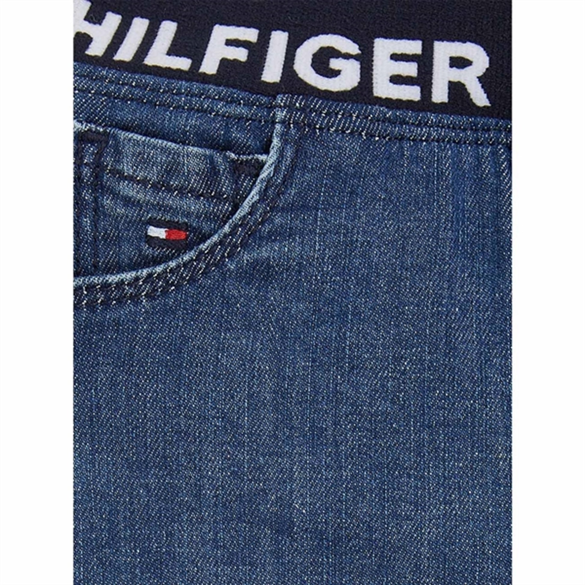 Tommy Hilfiger Baby Monotype Denim Pants Denim Medium