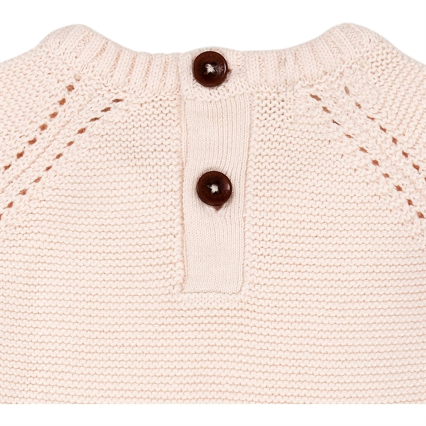 Copenhagen Colors Soft Pink Strik Pullover w. Frills
