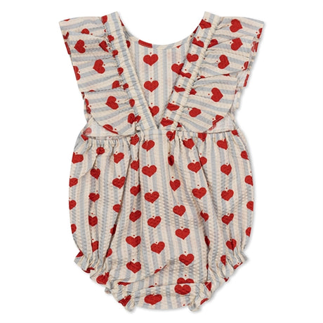 Konges Sløjd Amour Blue Stripe Vivi Romper