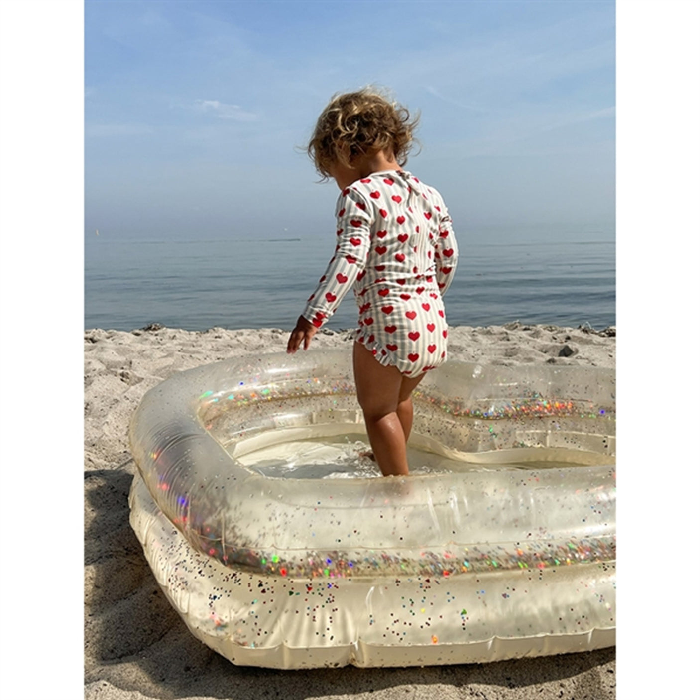 Konges Sløjd Amour Blue Stripe Nomi Swimsuit