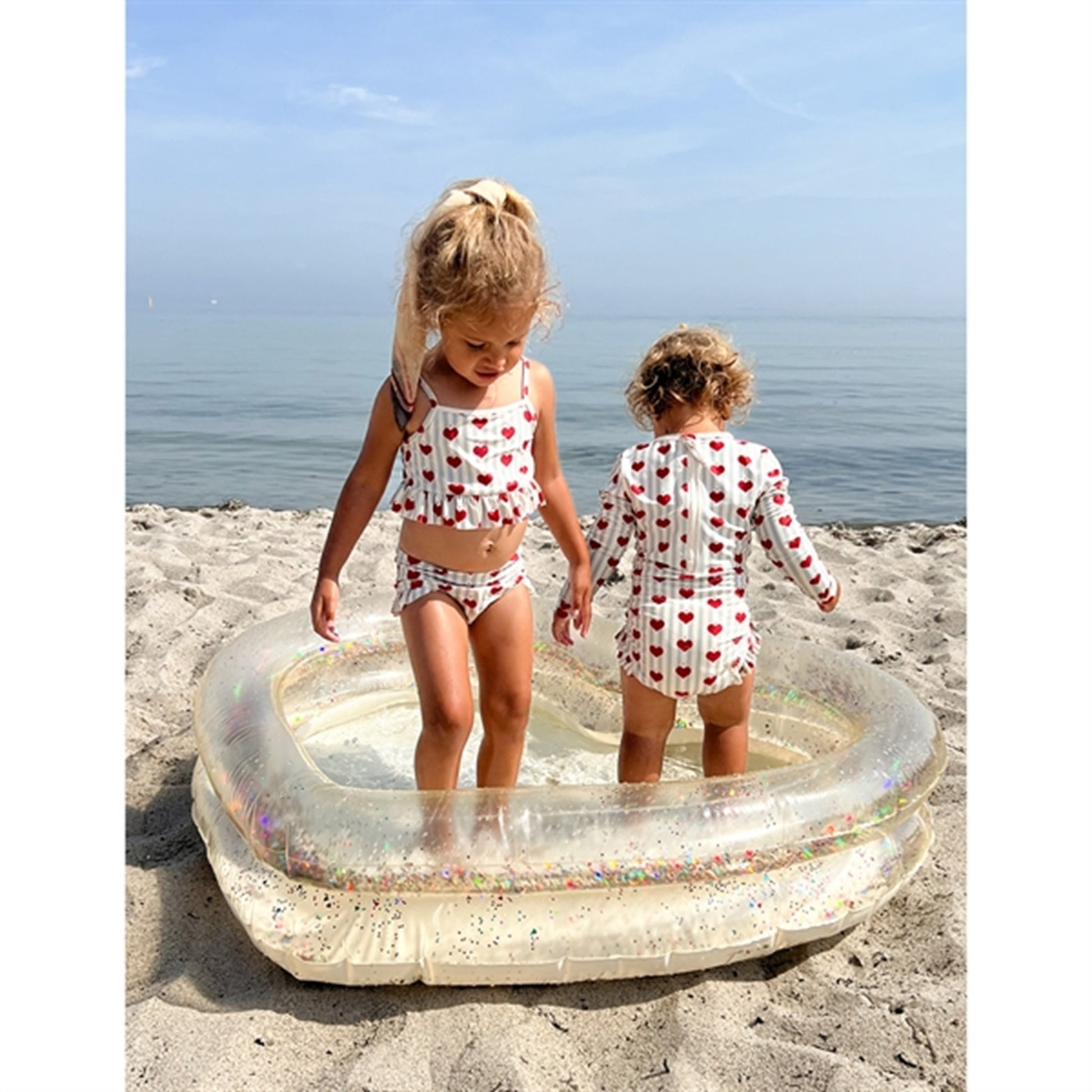 Konges Sløjd Amour Blue Stripe Nomi Swimsuit