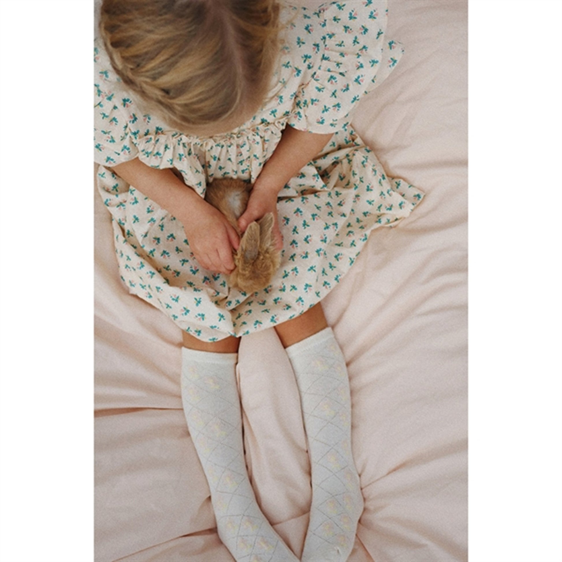 Konges Sløjd Pointelle Socks 2-pack Flower