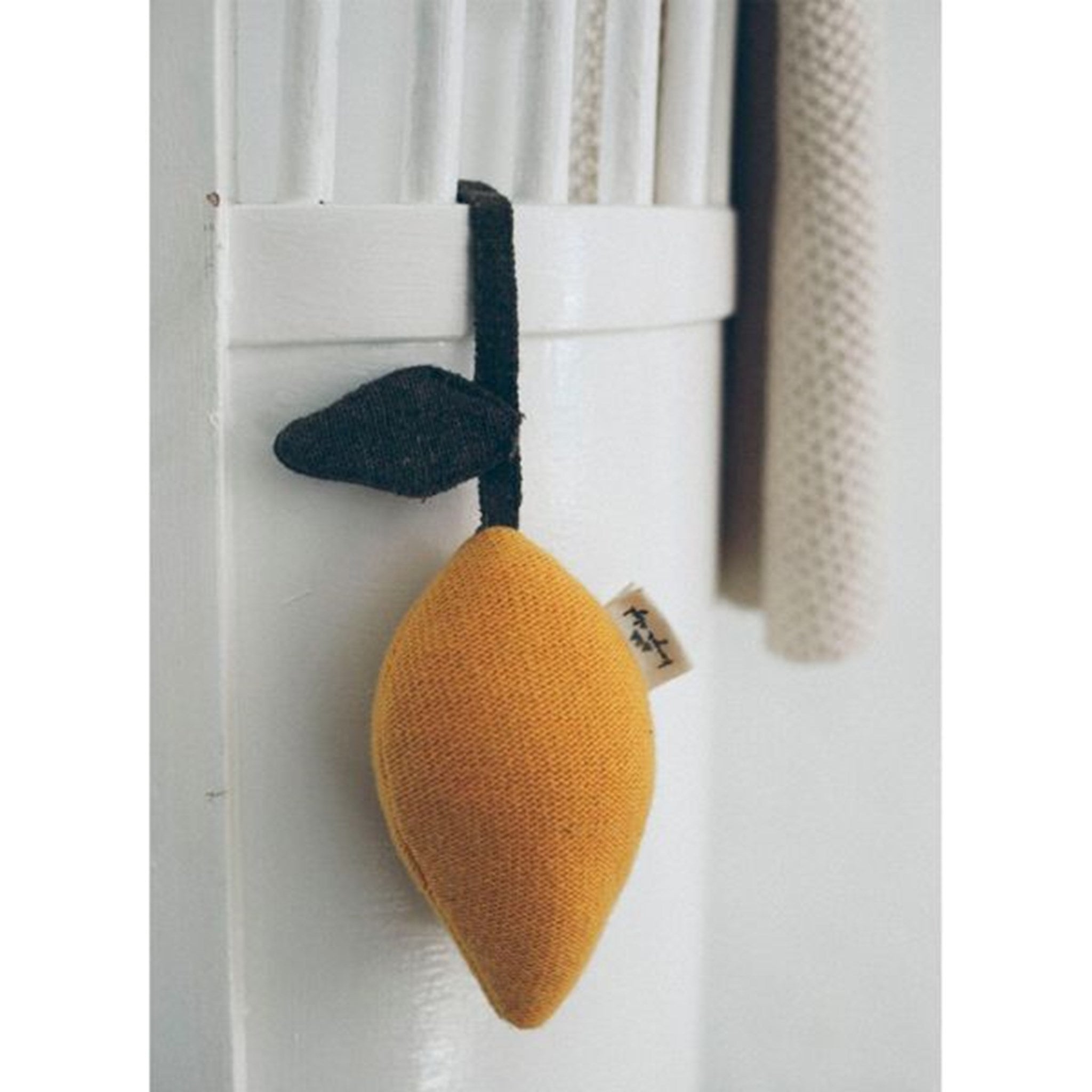 Konges Sløjd Pram Toy Lemon With Bell 2