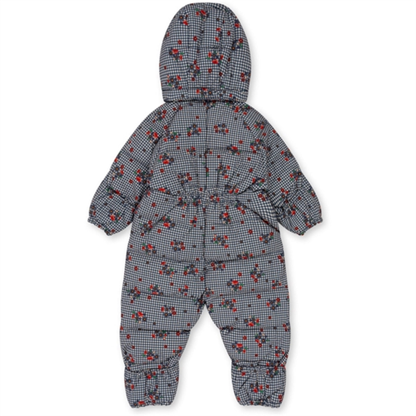 Konges Sløjd Blossom Check Baby Down Onesie