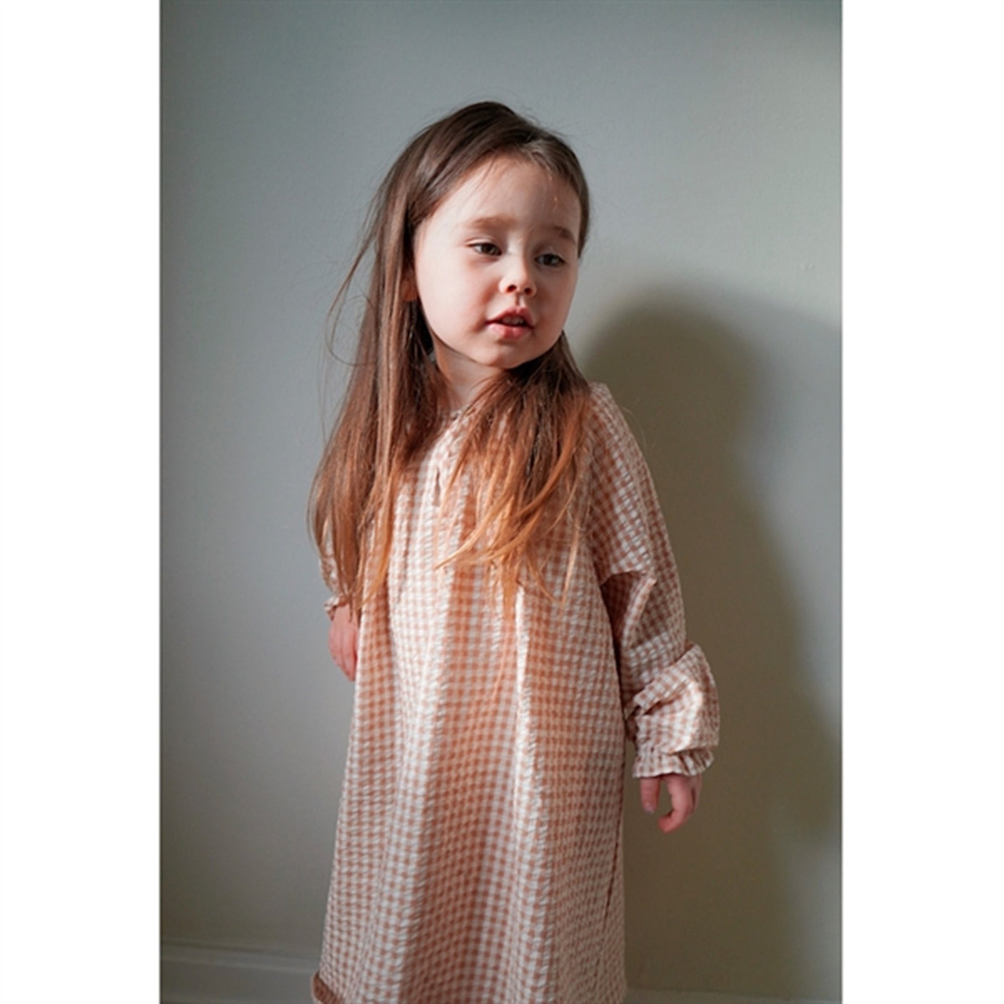 Konges Sløjd Christmas Nightingale Gown Macchiato Check