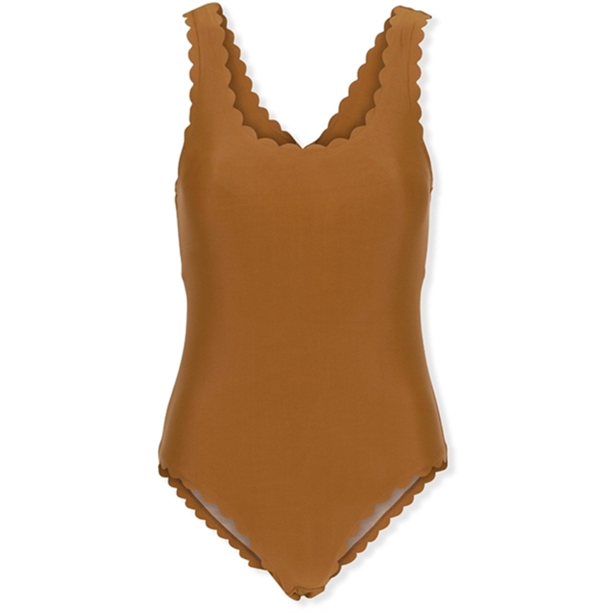 Konges Sløjd Scallop Mommy Bronze Brown Swimsuit