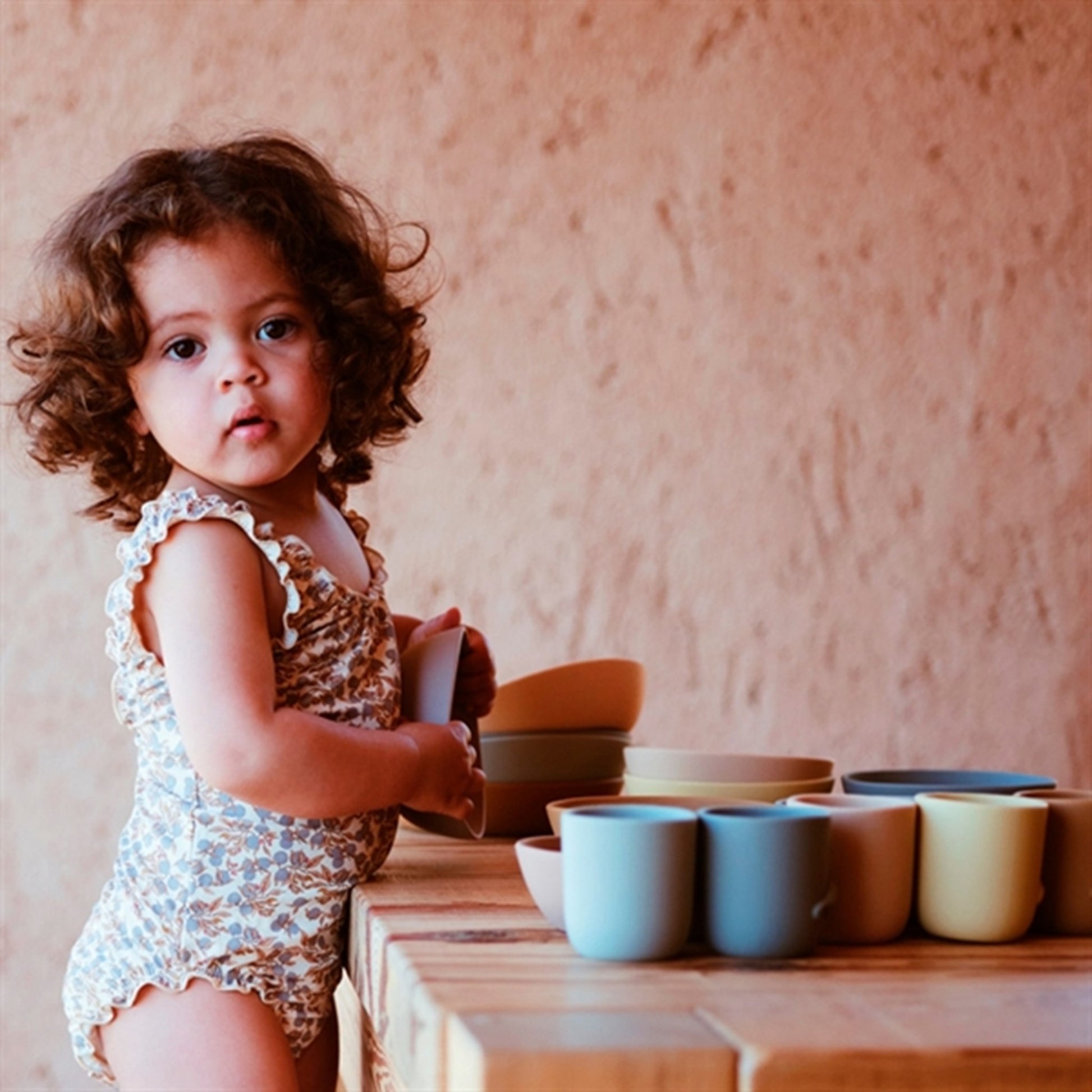 Konges Sløjd Orangery Blue Collette Swimsuit