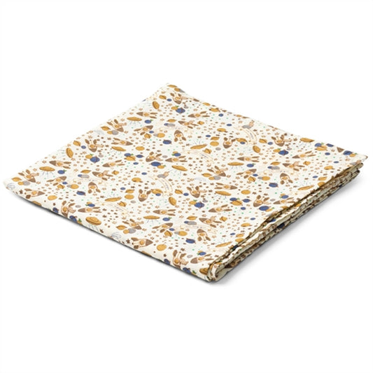 Konges Sløjd Big Muslin Swaddle Ciel Magique Bleu