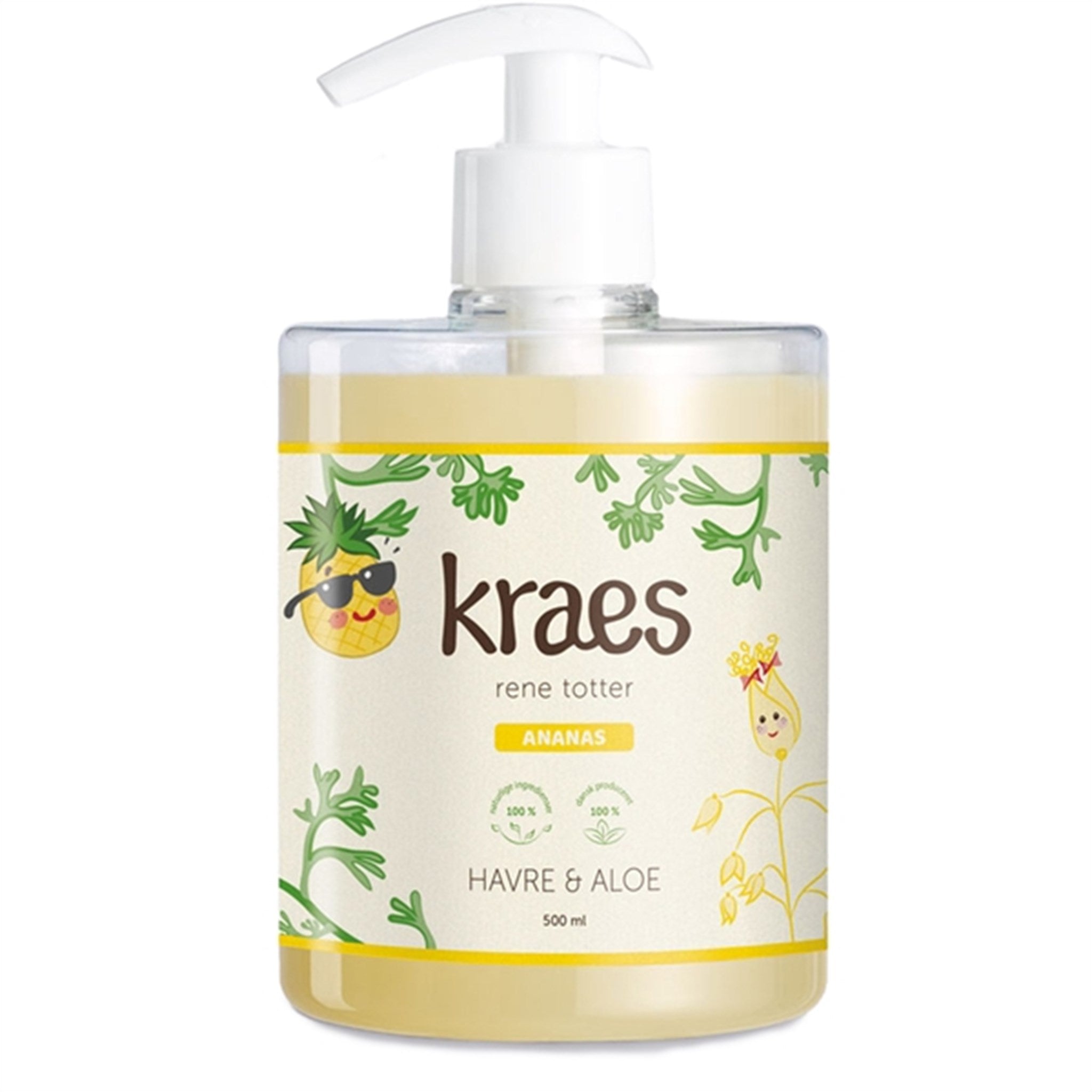 Kraes Rene Totter Havre/Aloe Shampoo Fragrance Free 500 ml