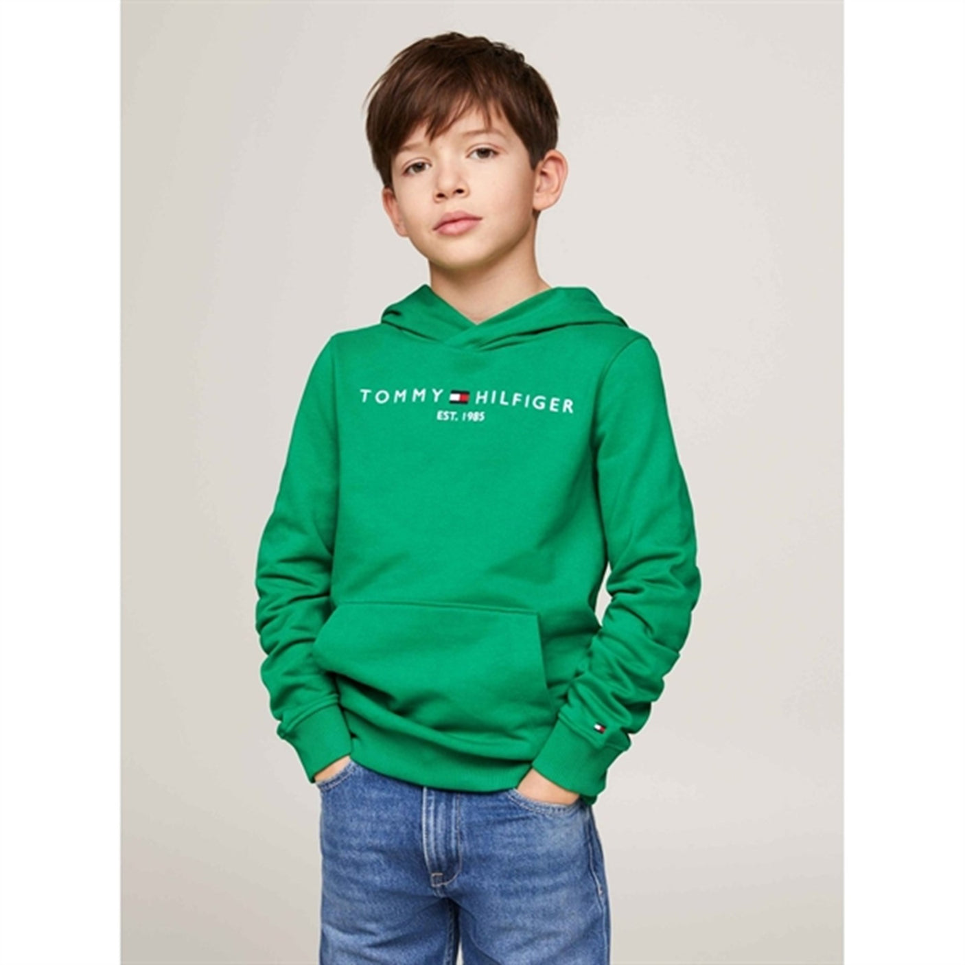 Tommy Hilfiger Essential Hoodie Olympic Green