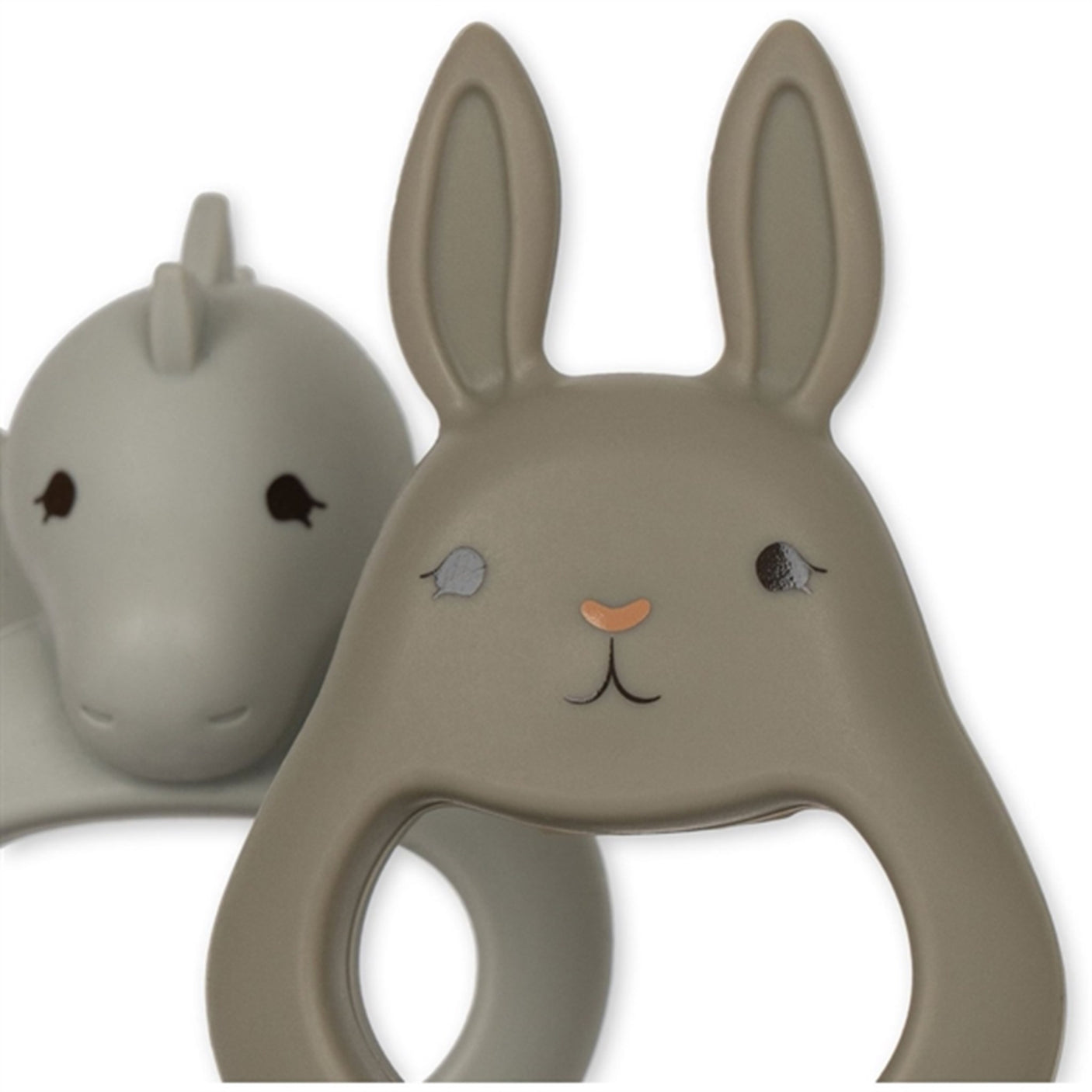 Konges SløjdFruit Feeder Dragon & Bunny 2-Pack Topanga Beach/Stone
