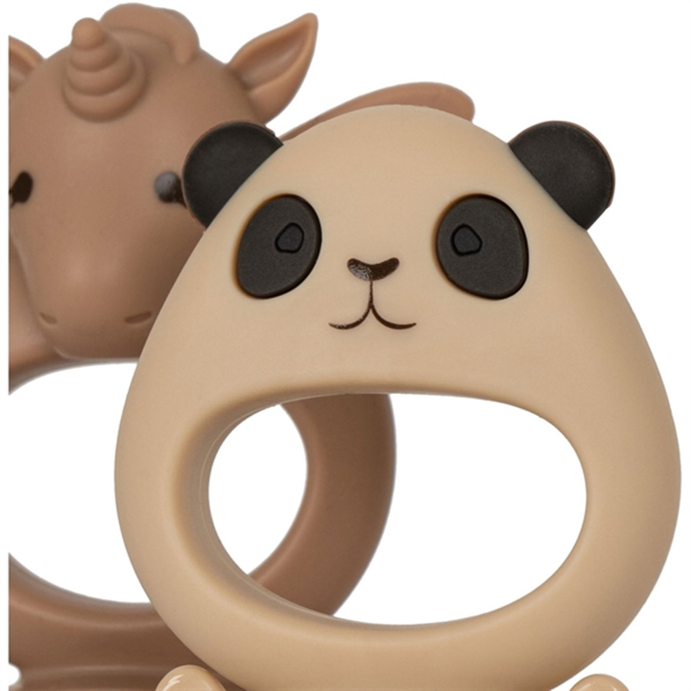 Konges Sløjd Fruit Feeder Unicorn & Panda 2-Pack Shell/Blush