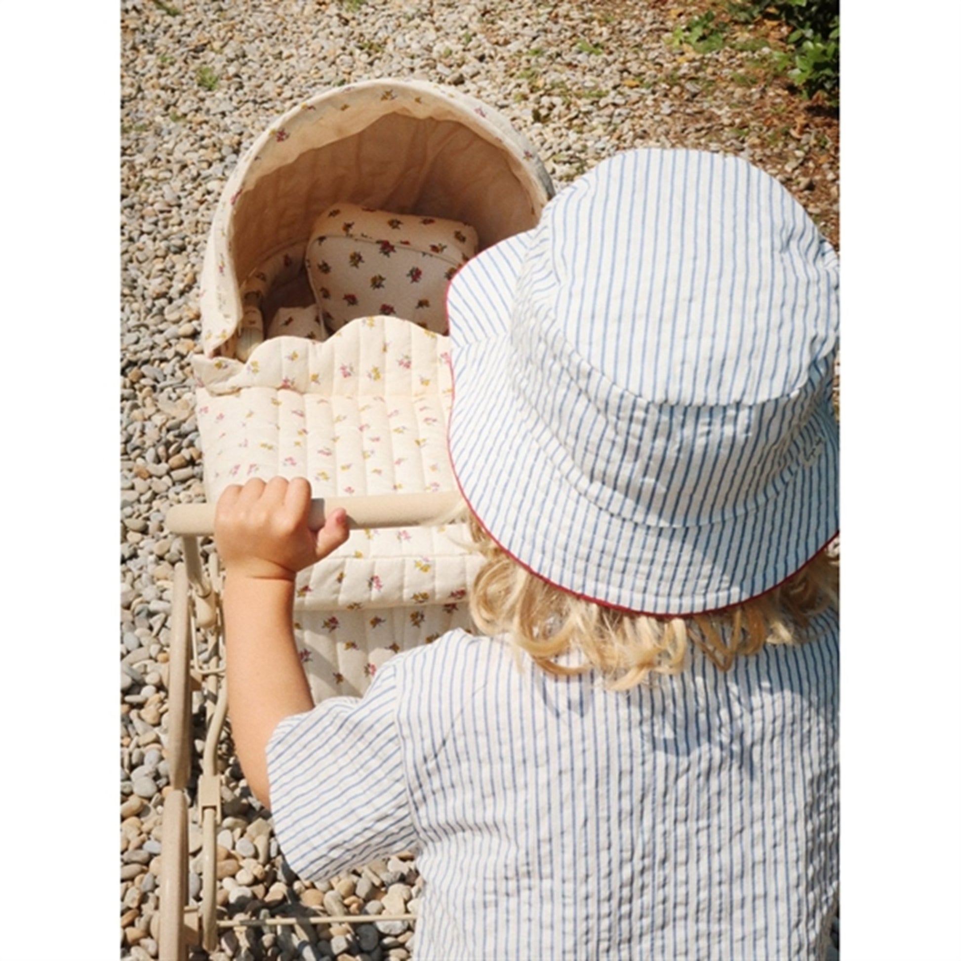 Konges Sløjd Ace Bucket Hat Stripe Bluie