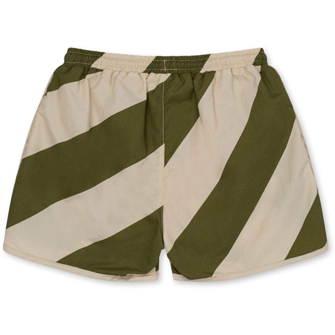 Konges Sløjd Asnou Swim Shorts Dark Olive/Creamy White