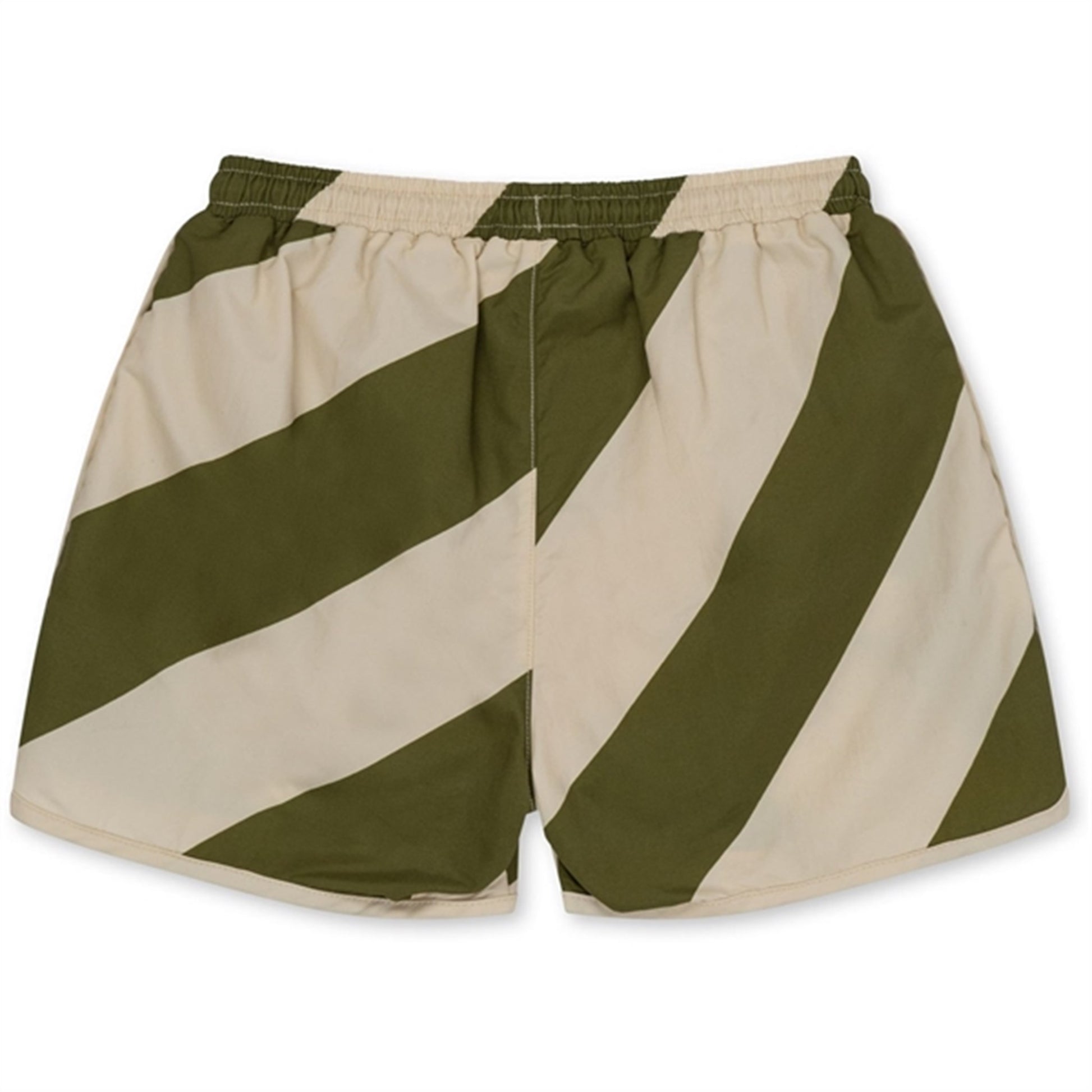 Konges Sløjd Asnou Swim Shorts Dark Olive/Creamy White