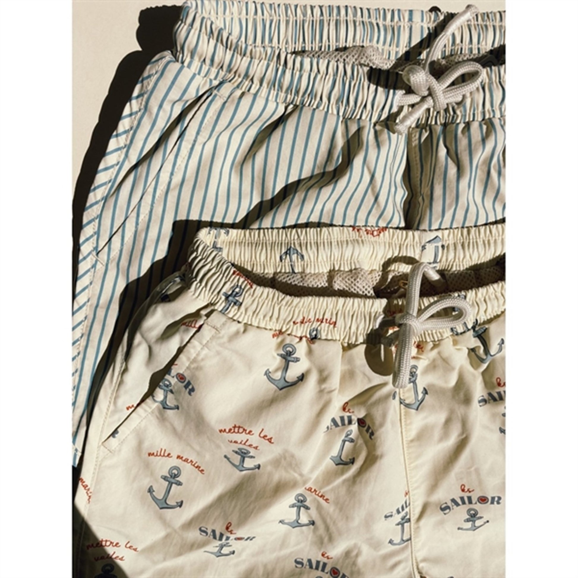 Konges Sløjd Asnou Swim Shorts Stripe Bluie