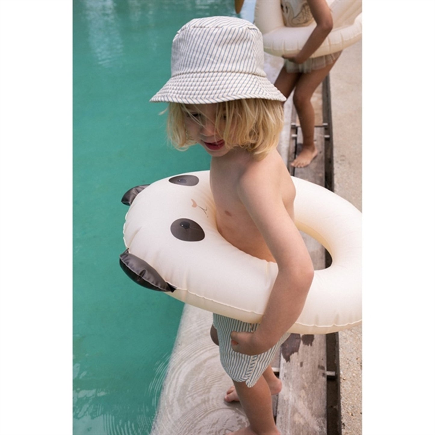 Konges Sløjd Asnou Swim Shorts Stripe Bluie