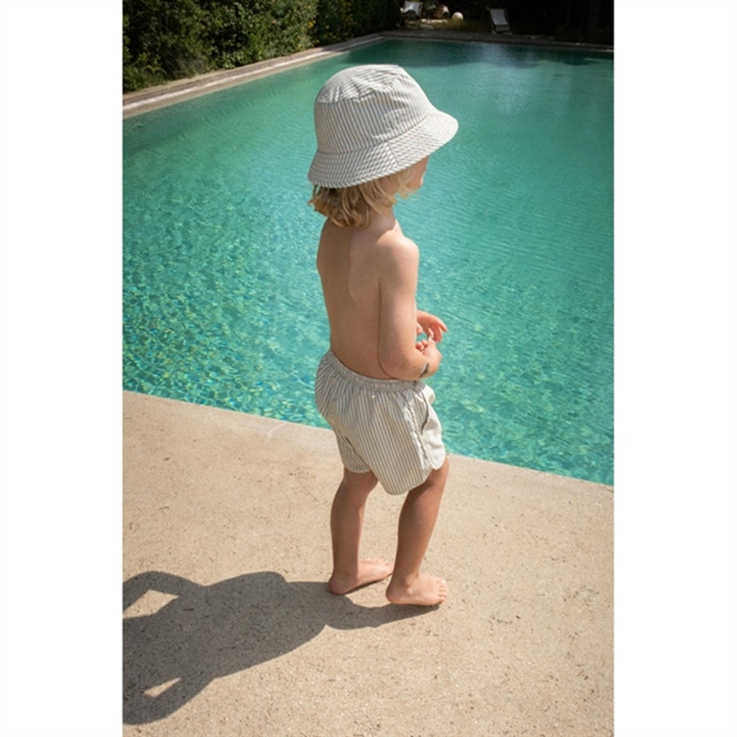 Konges Sløjd Asnou Swim Shorts Stripe Bluie