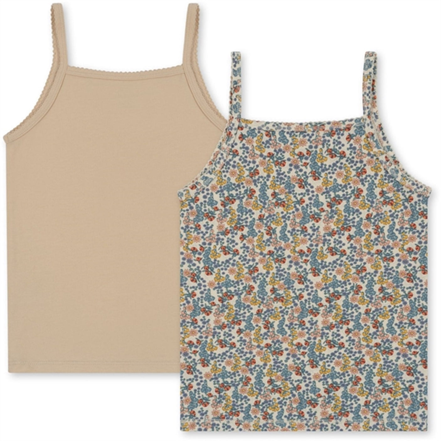 Konges Sløjd Bibi Fleur/Brazilian Sand Basis 2-pak Strop Top