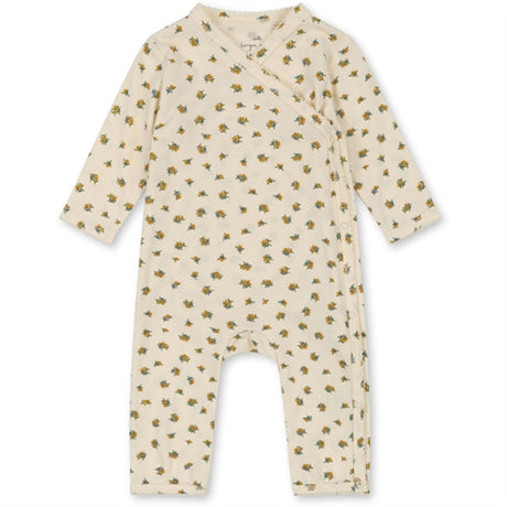 Konges Sløjd Peonia Limone Basis Newborn Onesie