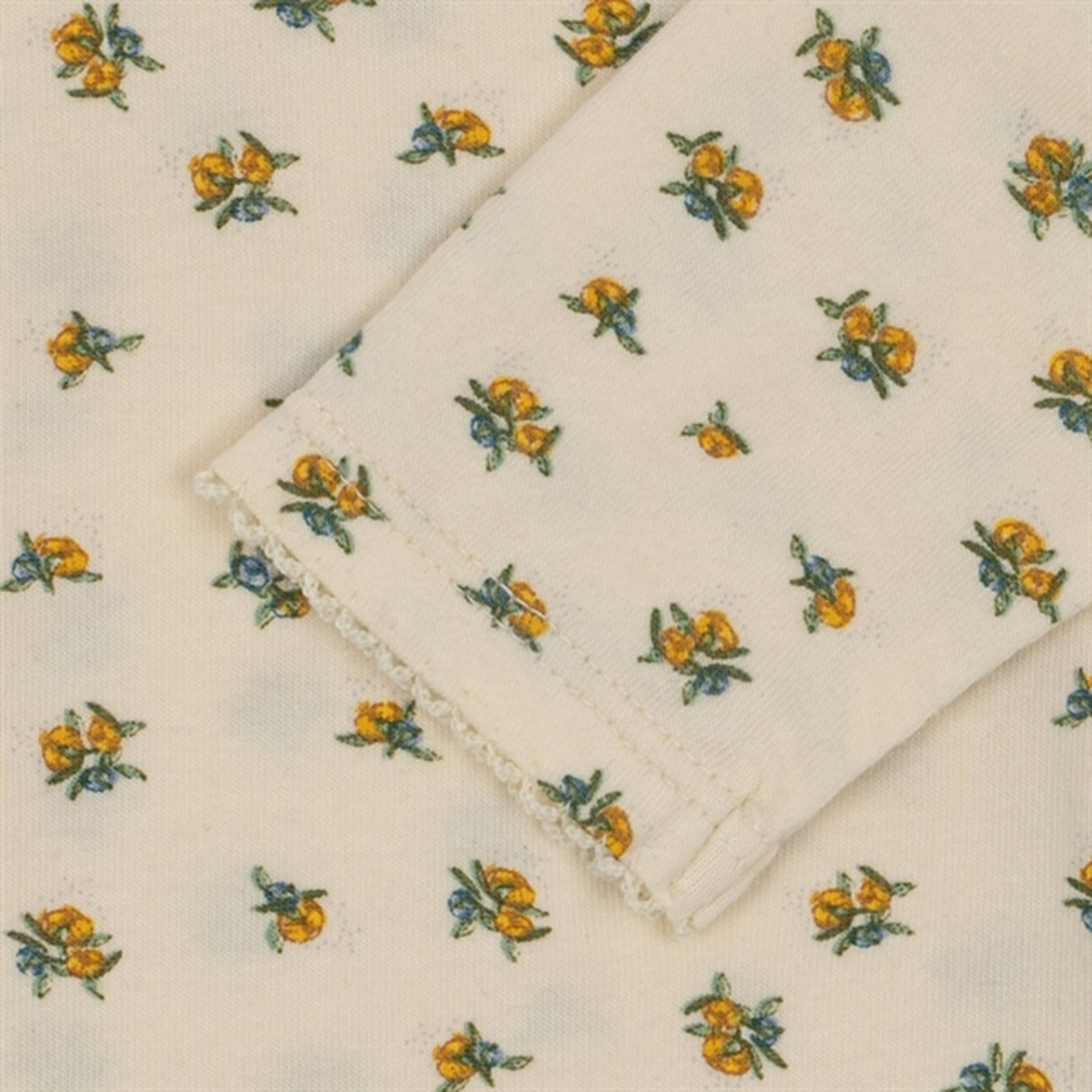 Konges Sløjd Peonia Limone Basis Newborn Onesie