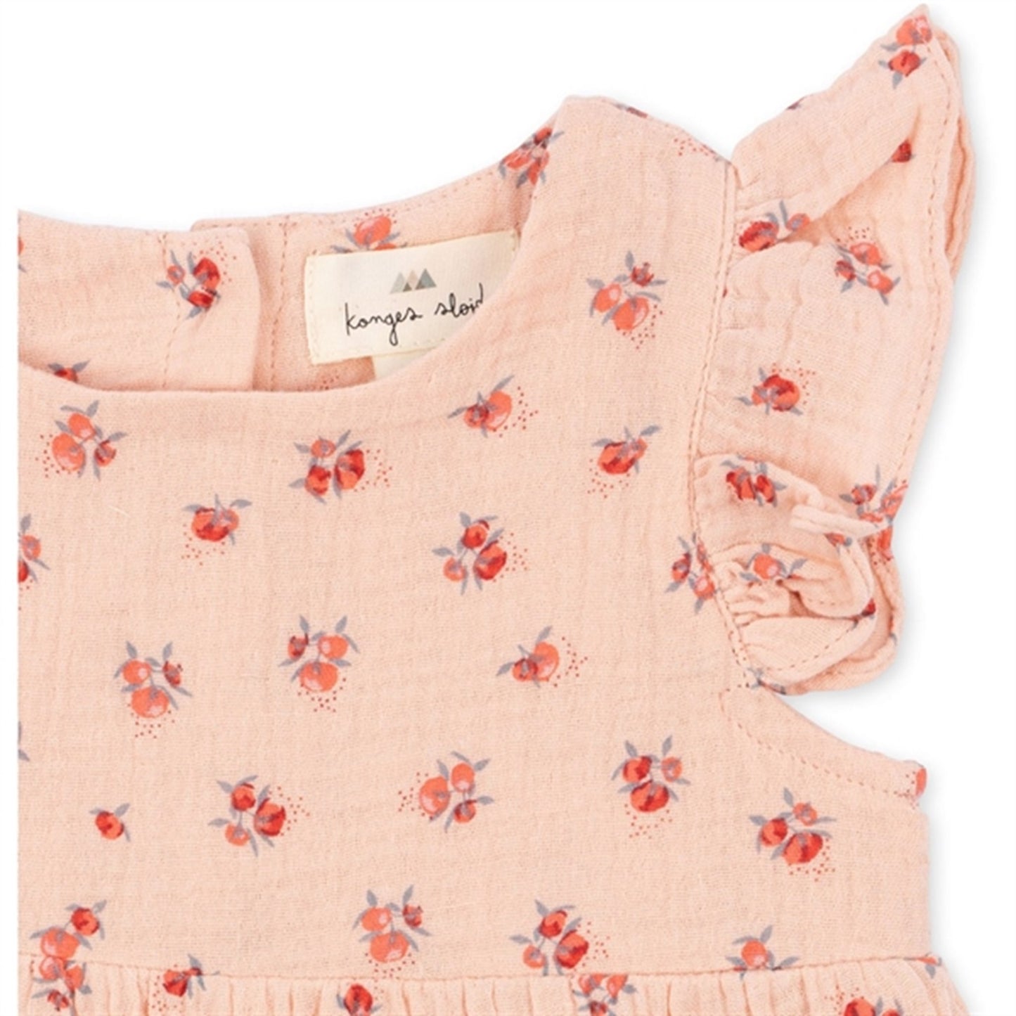 Konges Sløjd Peonia Pink Coco Frill Romper