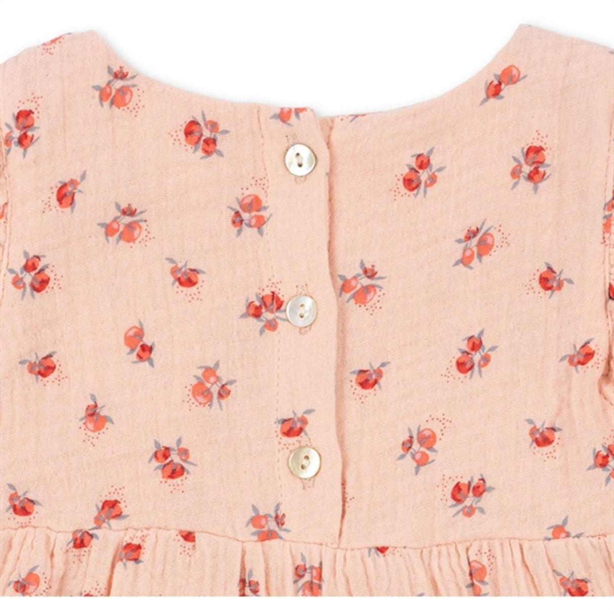 Konges Sløjd Peonia Pink Coco Frill Romper