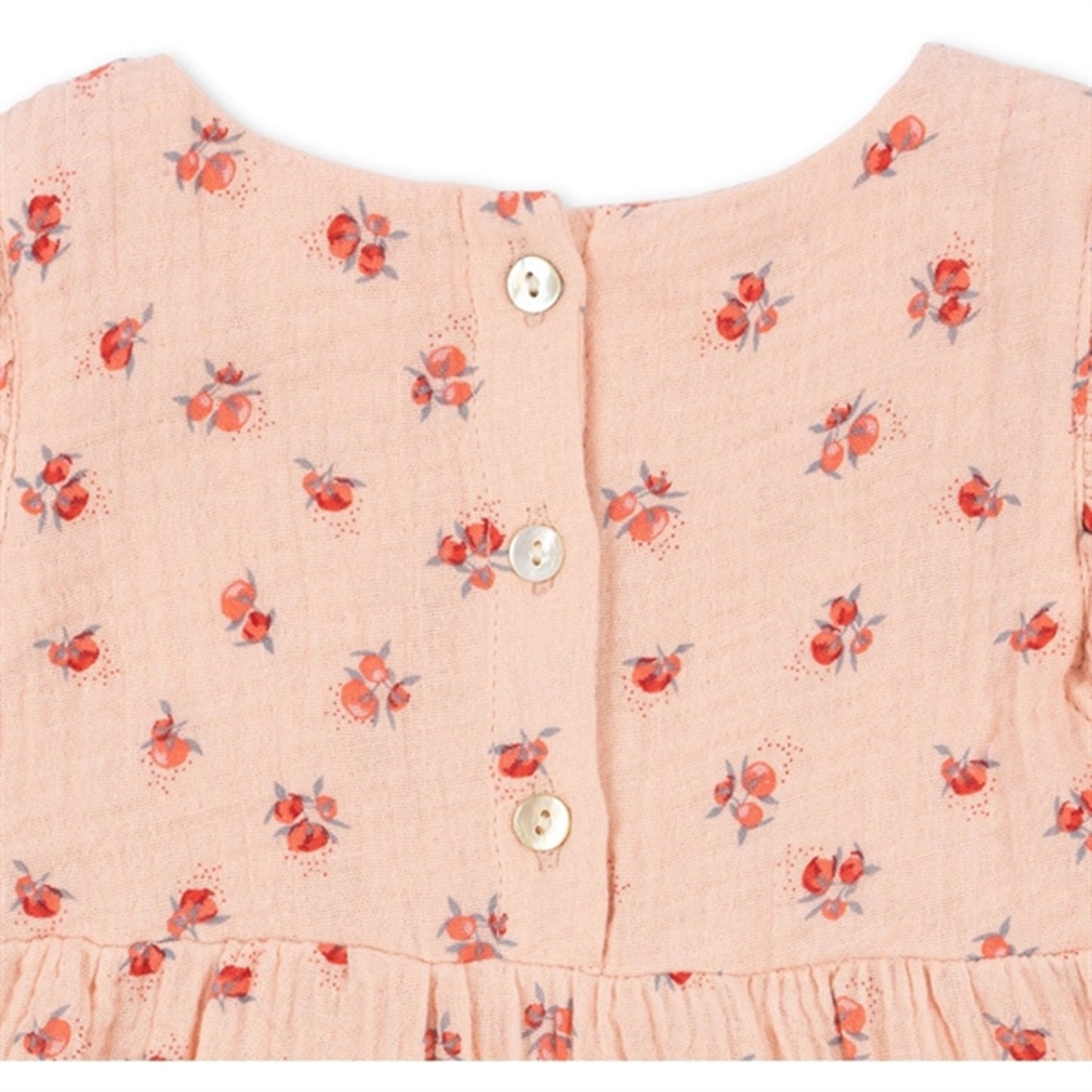 Konges Sløjd Peonia Pink Coco Frill Romper