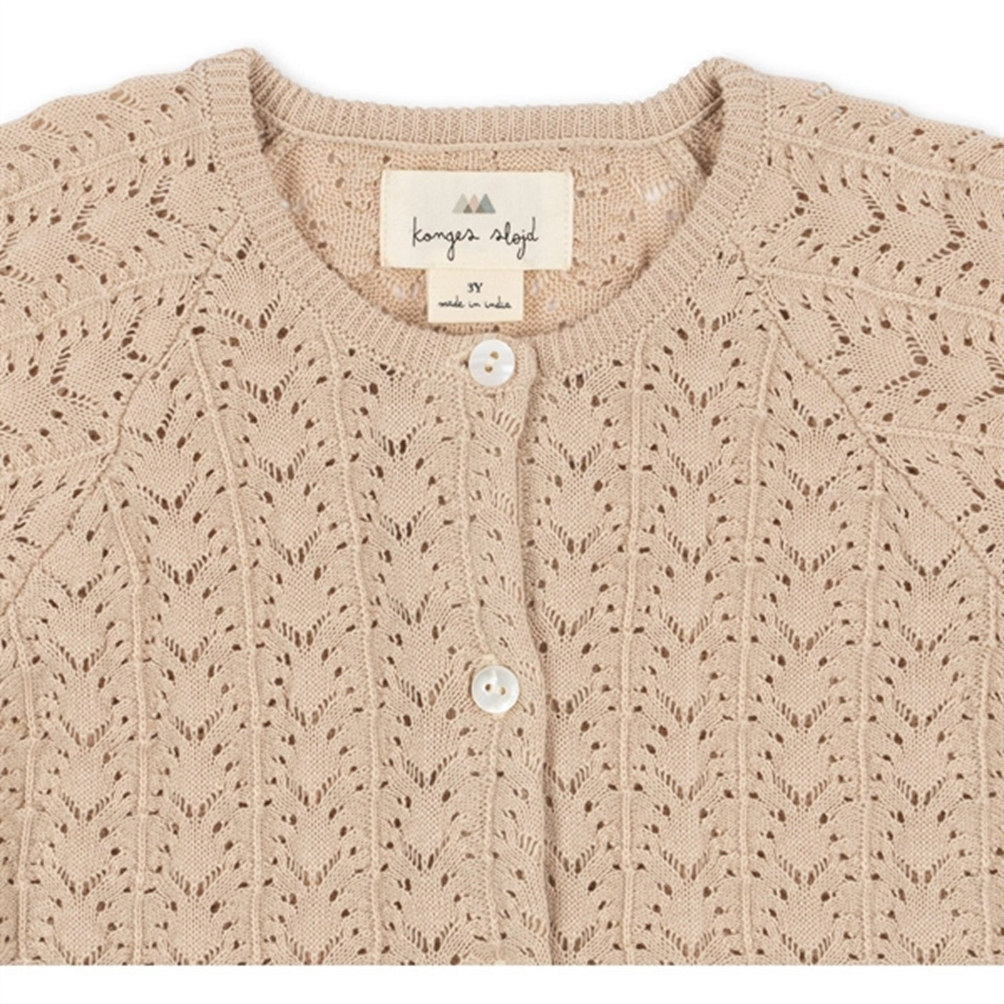 Konges Sløjd Light Rose Cypres Knit Cardigan