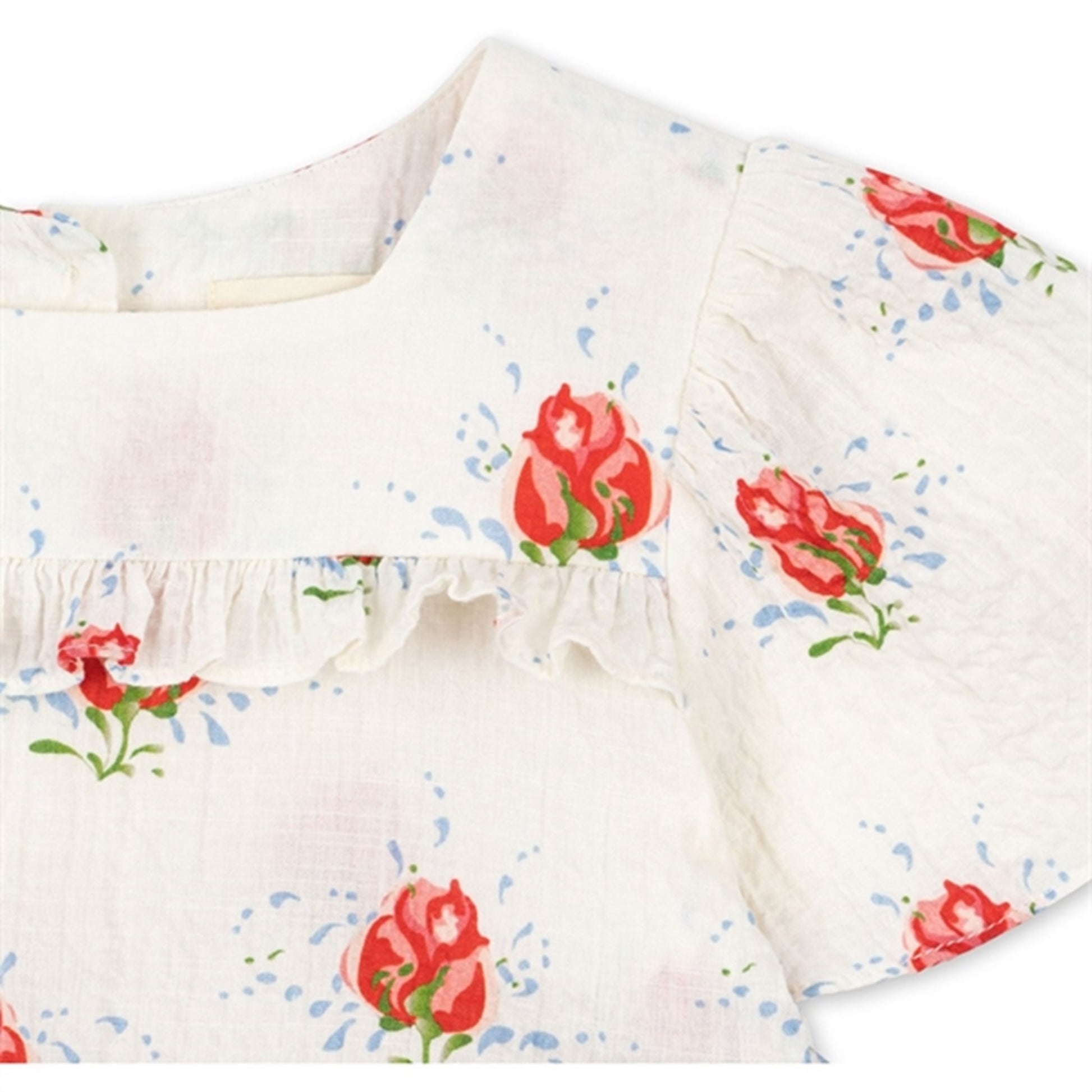 Konges Sløjd Vita Rosa Elin Frill Dress