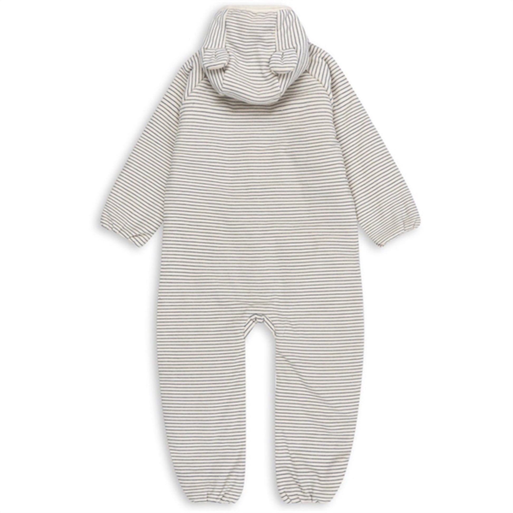 Konges Sløjd Stripe Bluie Itty Onesie With Hood