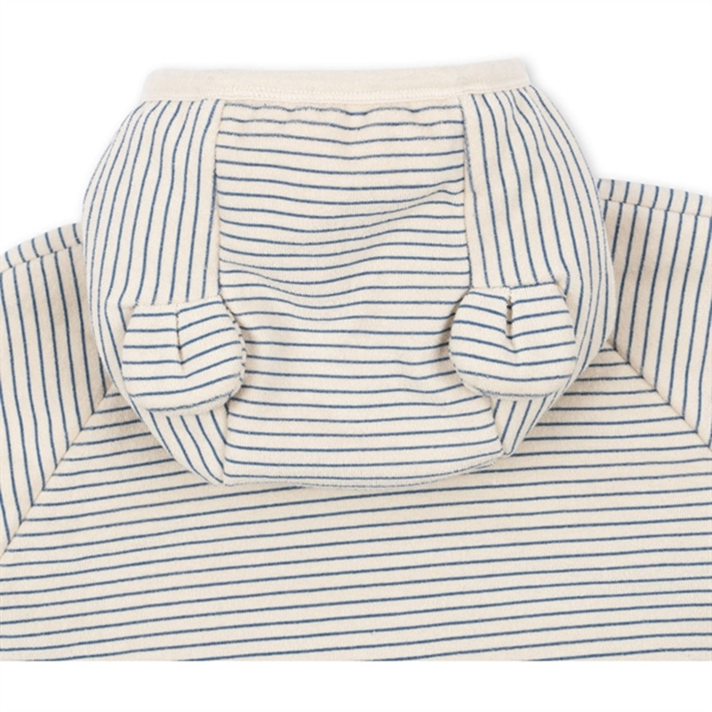 Konges Sløjd Stripe Bluie Itty Onesie With Hood