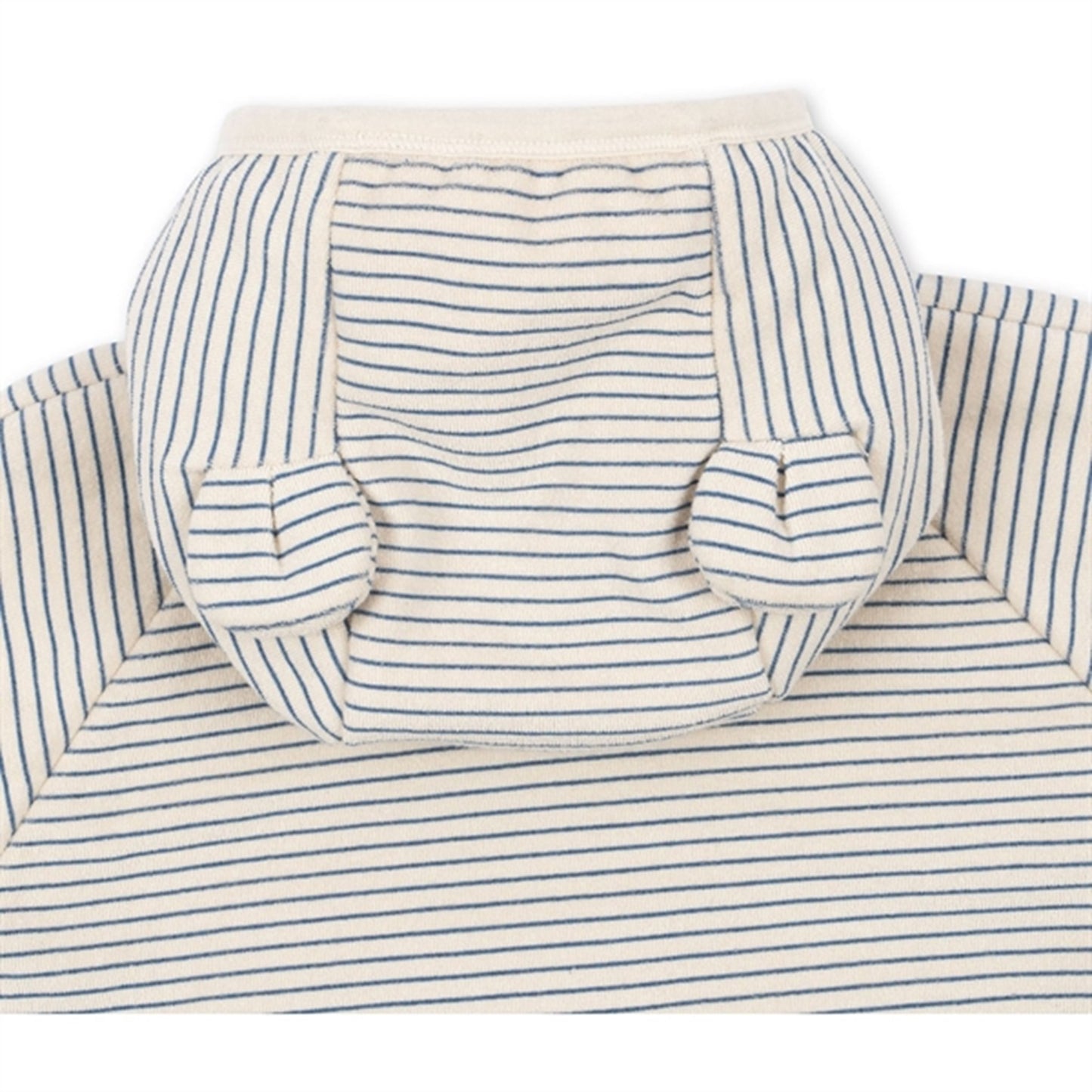 Konges Sløjd Stripe Bluie Itty Onesie With Hood