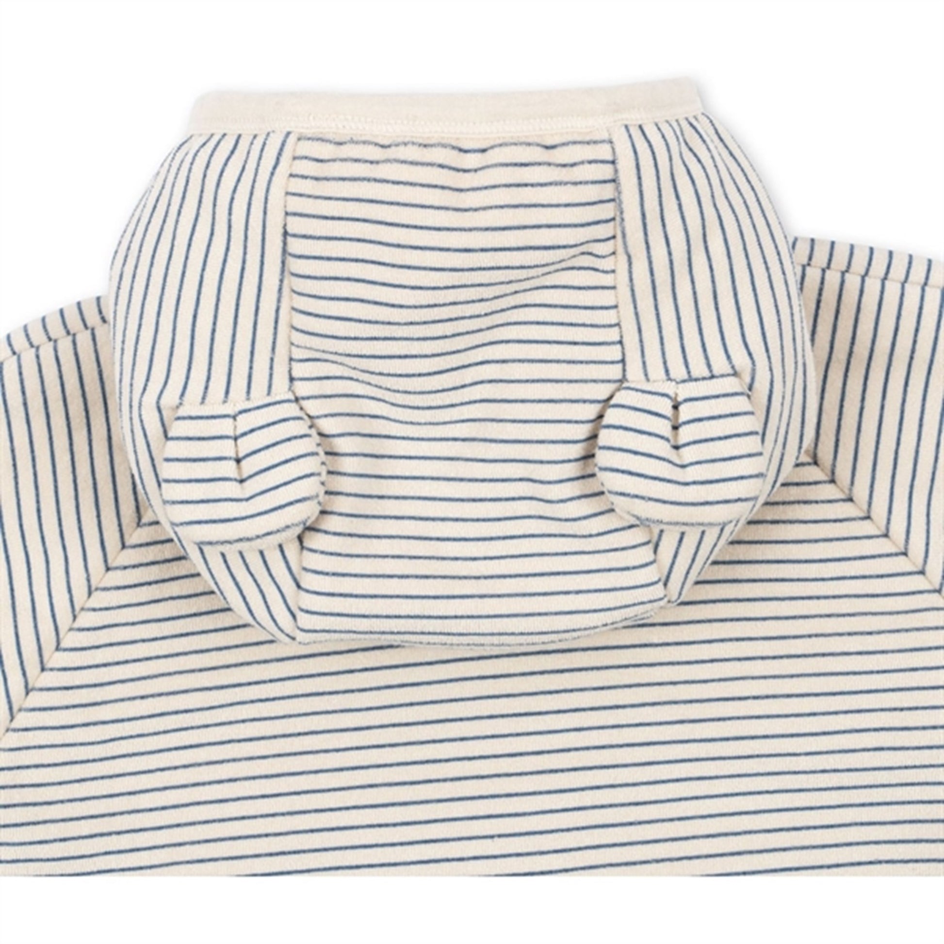 Konges Sløjd Stripe Bluie Itty Onesie With Hood