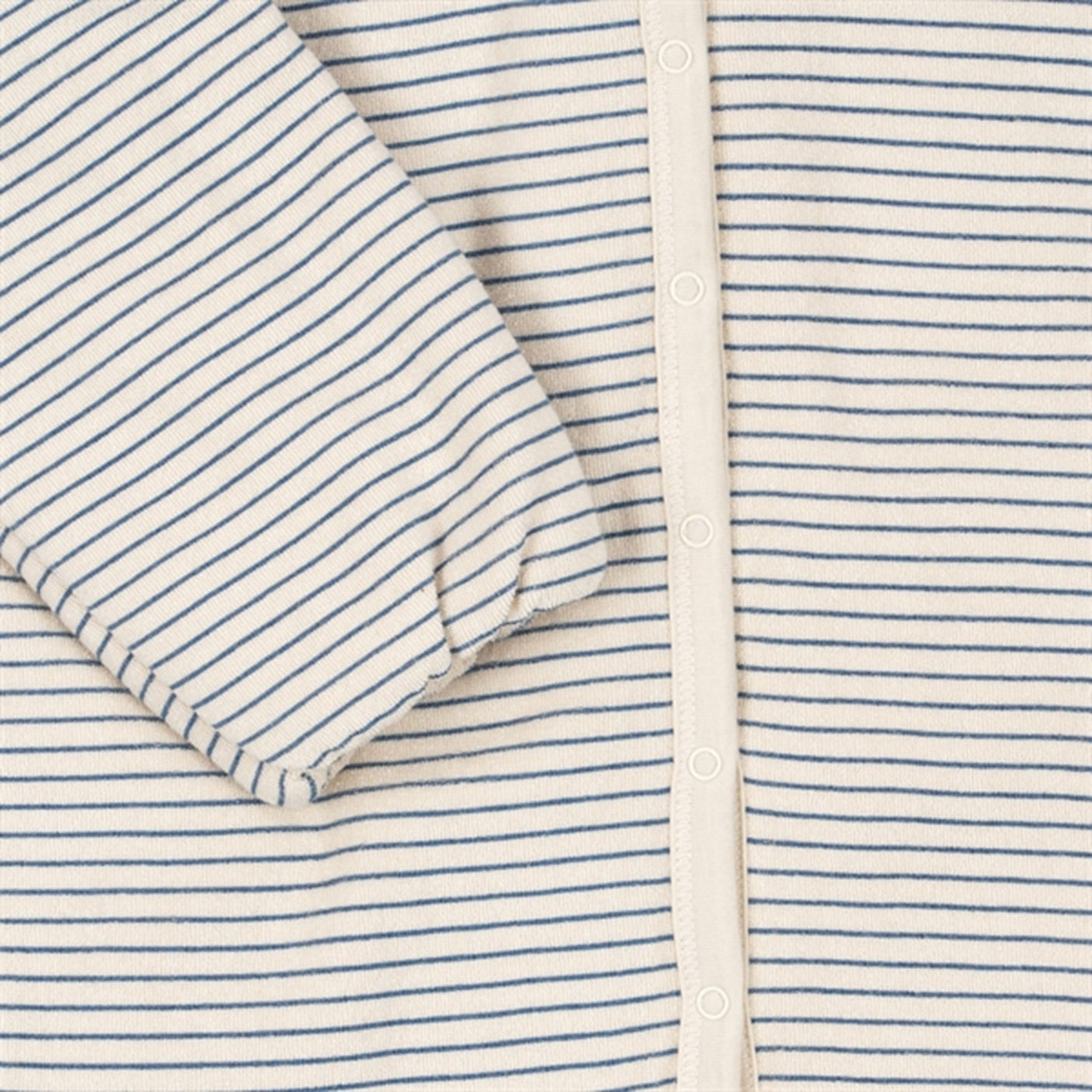 Konges Sløjd Stripe Bluie Itty Onesie With Hood