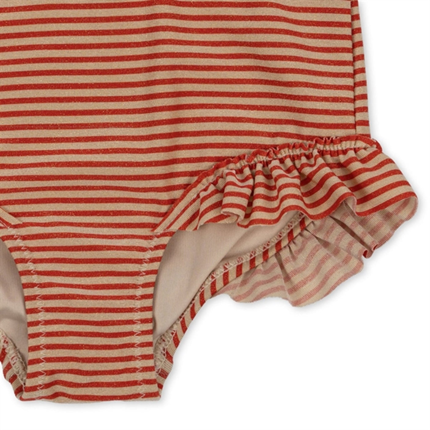 Konges Sløjd Jade Ls Swimsuit Glitter Stripe