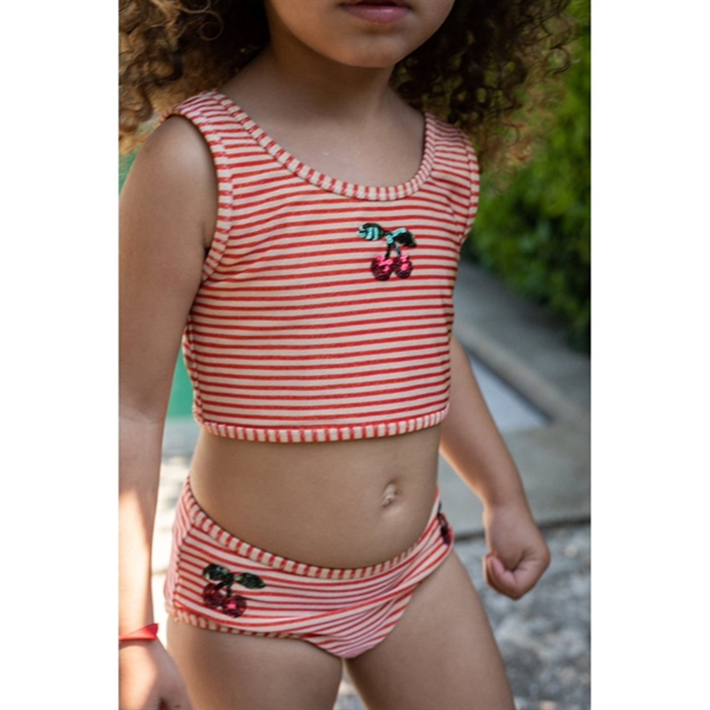 Konges Sløjd Jade Swim Bikini Glitter Stripe