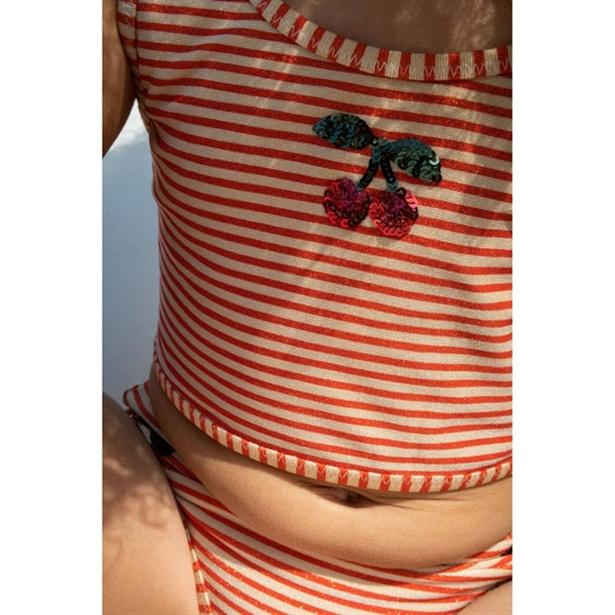 Konges Sløjd Jade Swim Bikini Glitter Stripe