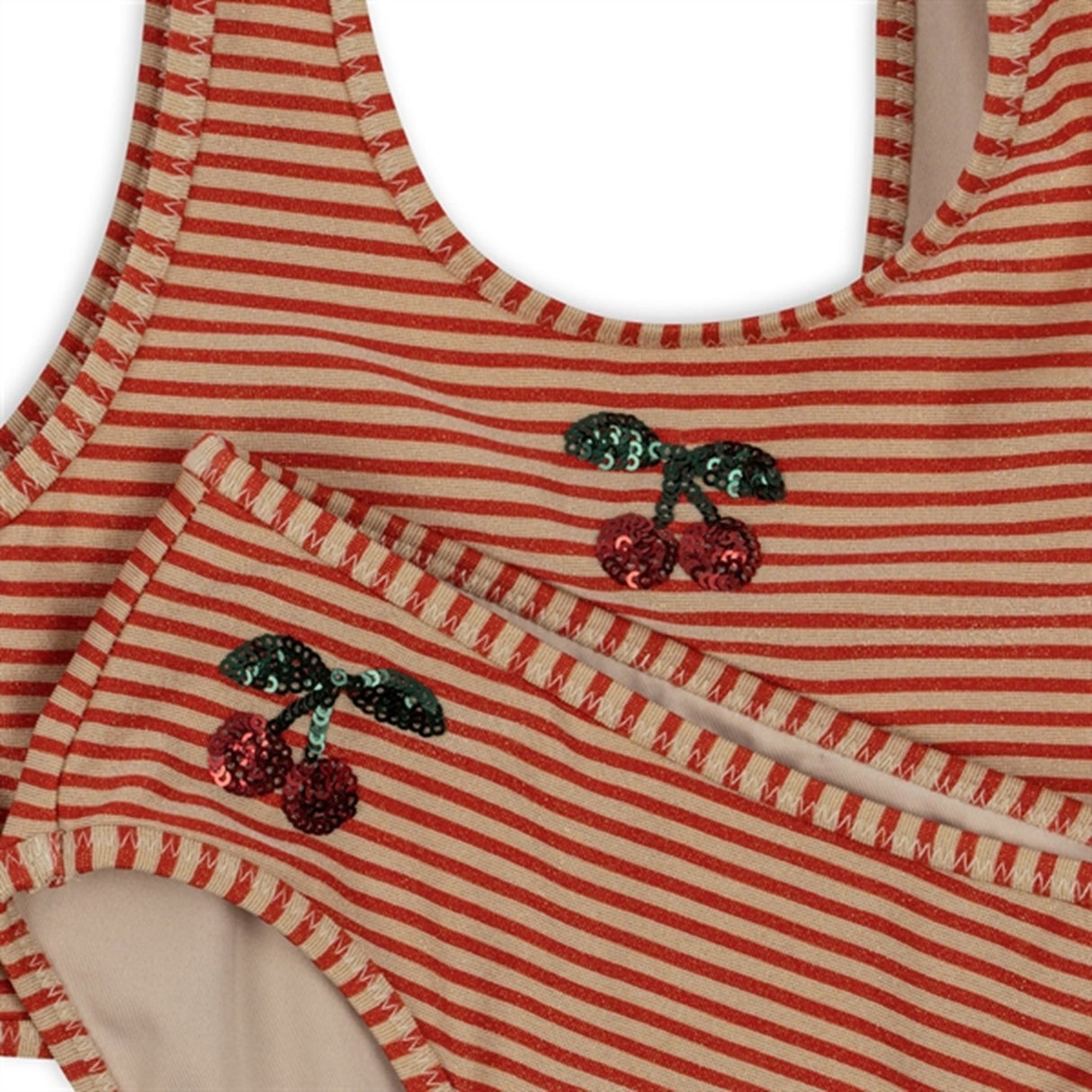 Konges Sløjd Jade Swim Bikini Glitter Stripe
