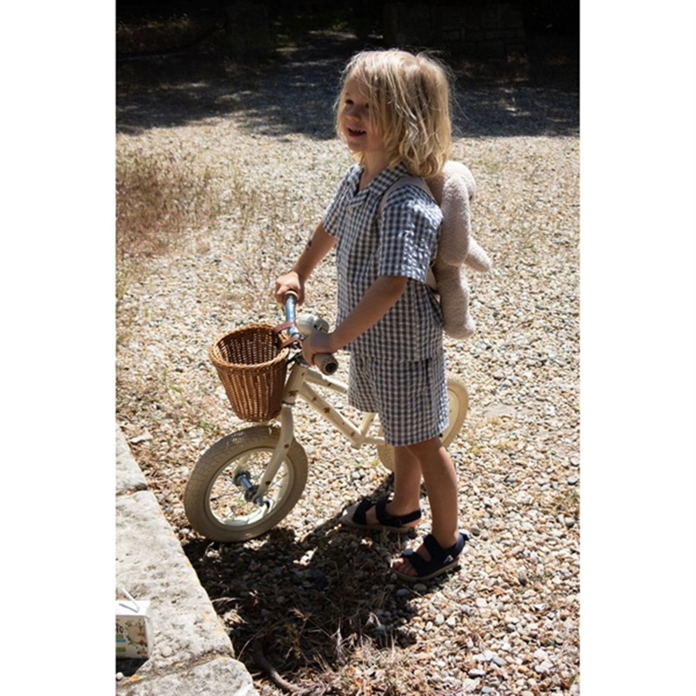 Konges Sløjd Captains Blue Check Kim Shorts