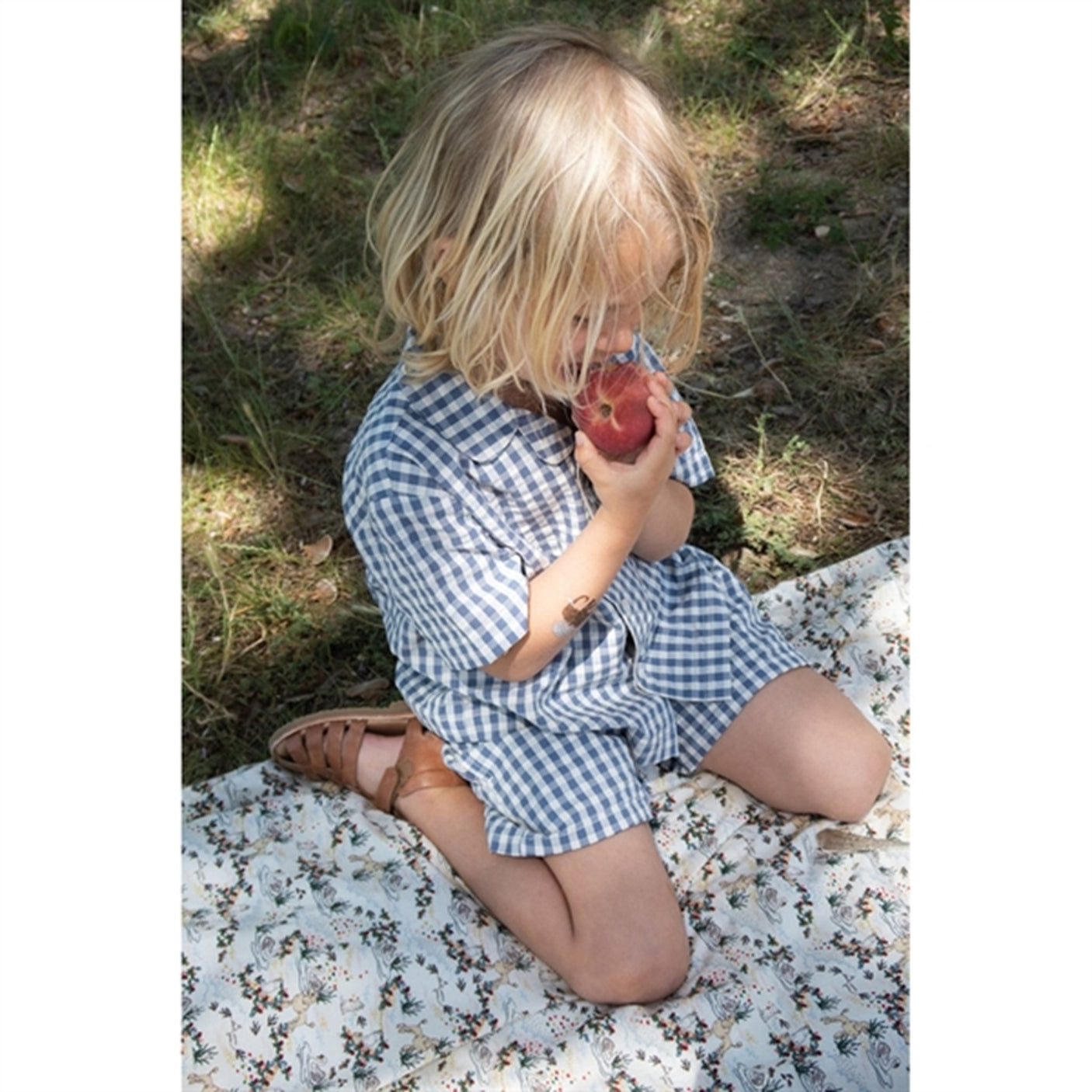 Konges Sløjd Captains Blue Check Kim Shirt