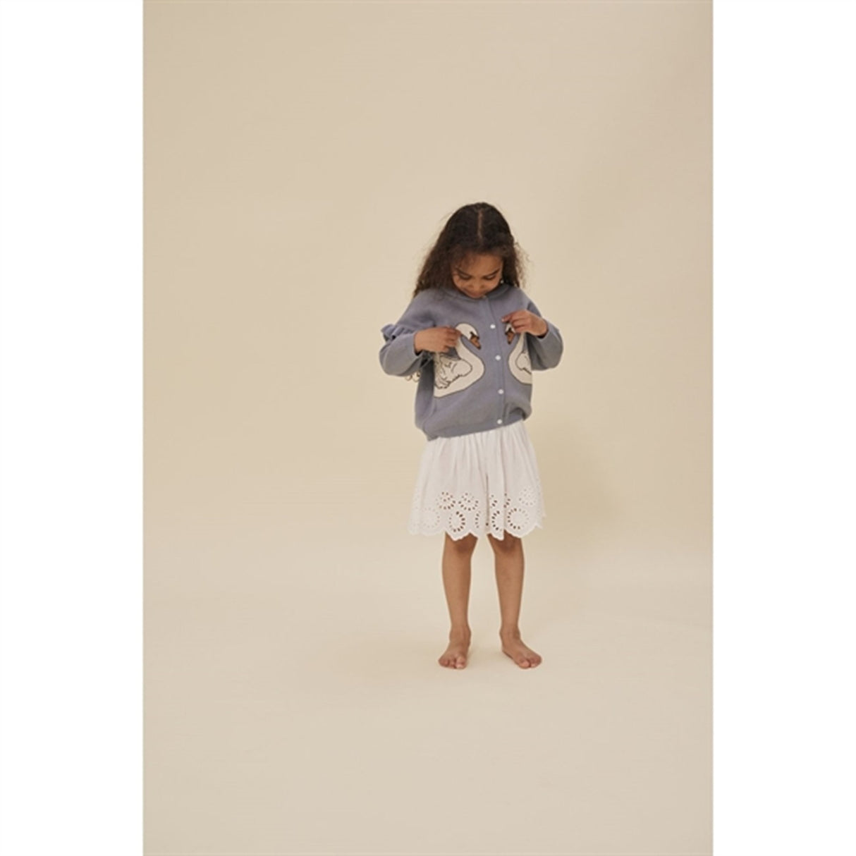 Konges Sløjd Tradewinds Lapis Frill Cardigan