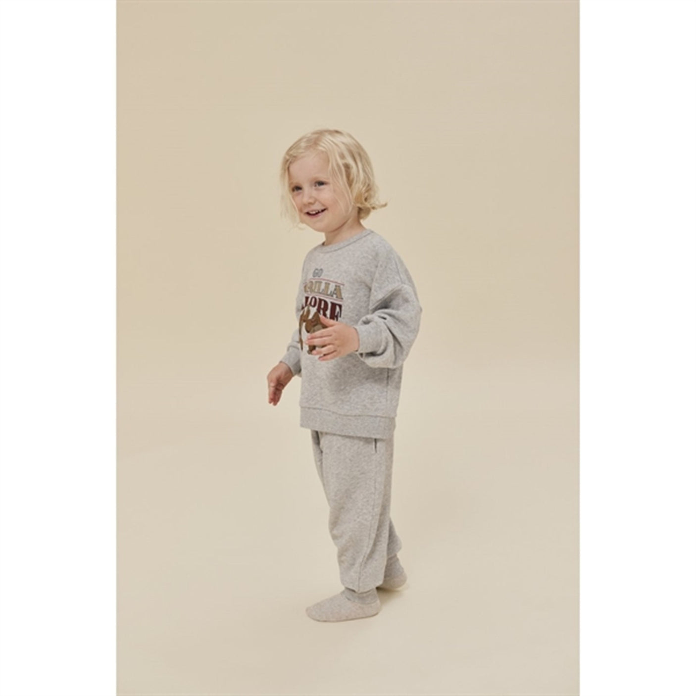 Konges Sløjd Grey Melange Loupy Lou Sweatpants