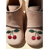 Konges Sløjd Mamour Embroidery Footies Dusty Pink