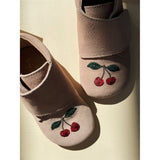 Konges Sløjd Mamour Embroidery Footies Dusty Pink
