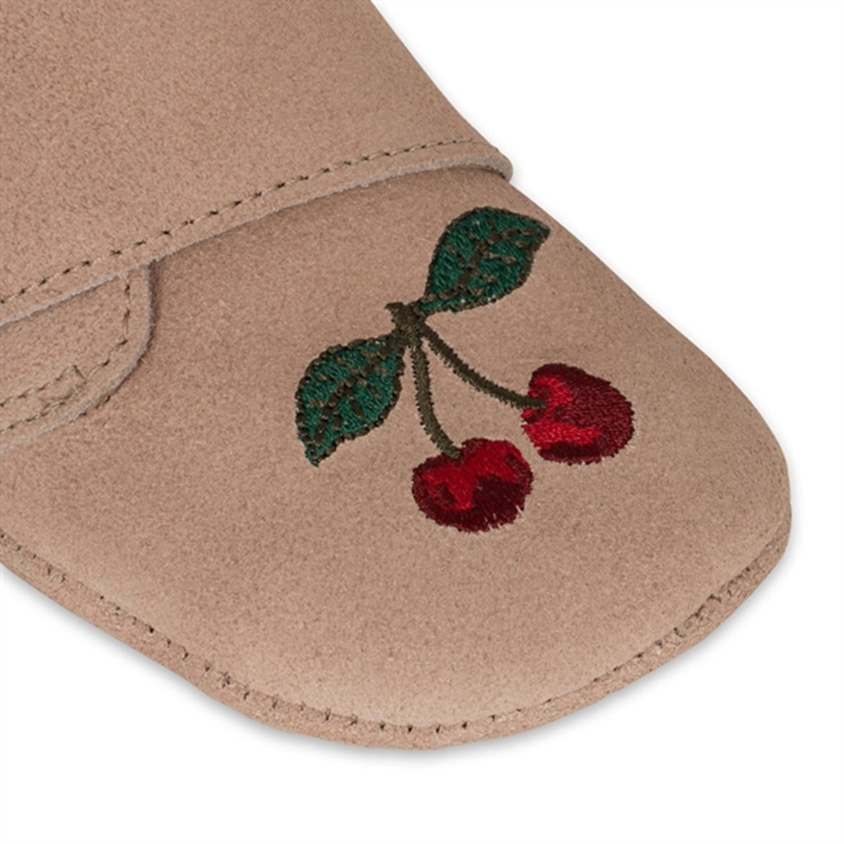 Konges Sløjd Mamour Embroidery Footies Dusty Pink
