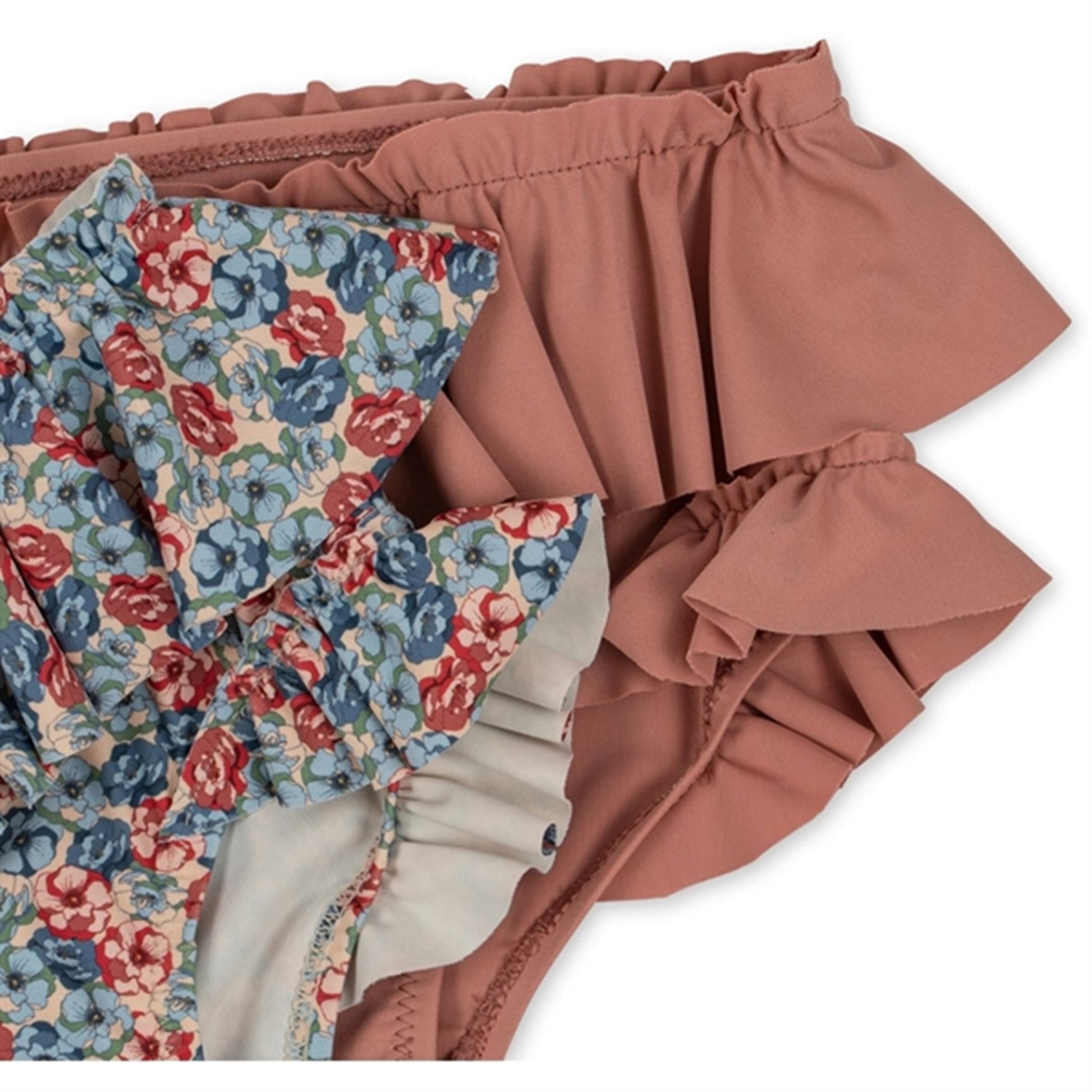 Konges Sløjd Manuca 2-Pack Frill Bikini Pants Rosie Blue