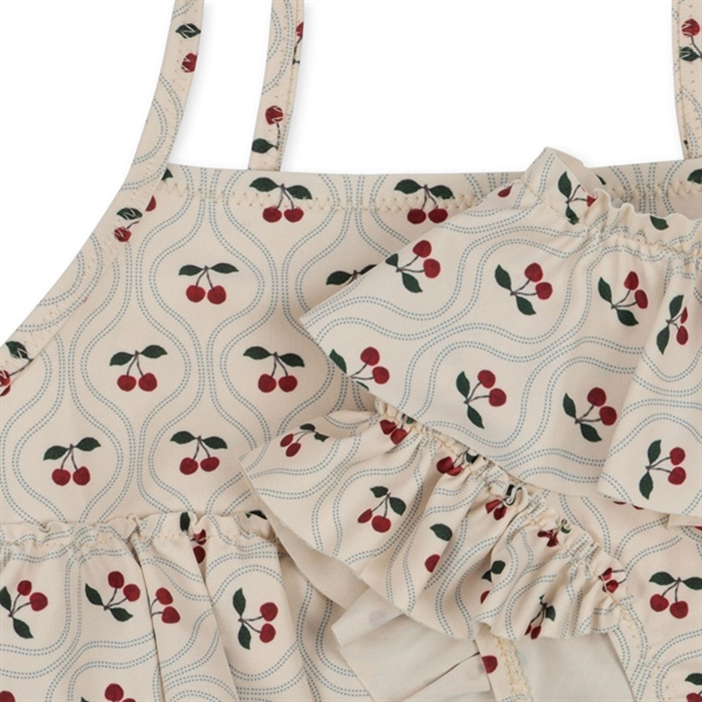 Konges Sløjd Manuca Frill Bikini Cherry Motif